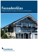 Abbildung der ersten Seite des FassadenGlas-Flyer
